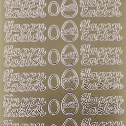 Happy Easter 1 - Gold