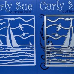Sailing Boat Scene Die