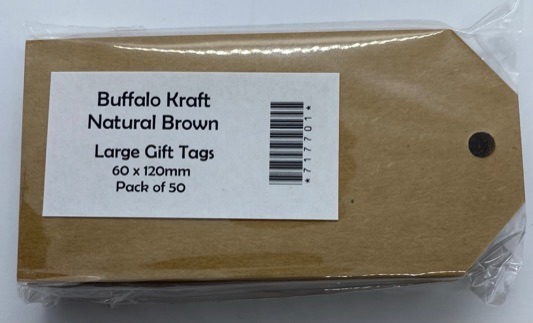 Gift Tags - Buffalo Kraft - Large