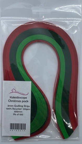 Quilling Strips 3mm - Christmas Pack
