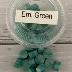 Sealing Wax Beads - Emerald Green - 40 pack