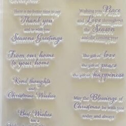 Verses - Christmas stamp set