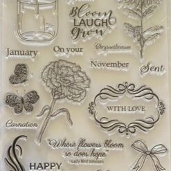 Bloom, Laugh & Grow Stamp & Die set