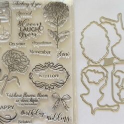 Alternative view of Bloom, Laugh & Grow Stamp & Die set