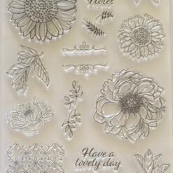 Floral Important Notes - Stamp & Die Set