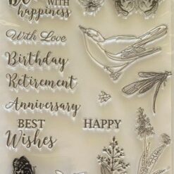 May your day bloom stamp & die set