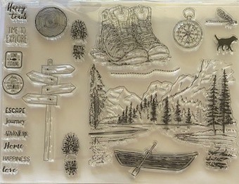 Wilderness stamp & die set