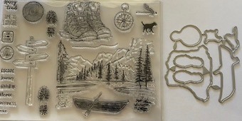 Wilderness stamp & die set - Image 2