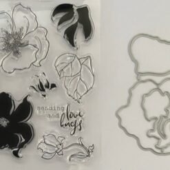 Alternative view of Sending Love Stamp & Die Set