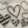 Hearts Stamp set