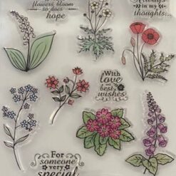 Flower & Thoughts stamp set