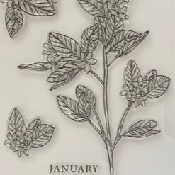 Flower stamps - 1. January