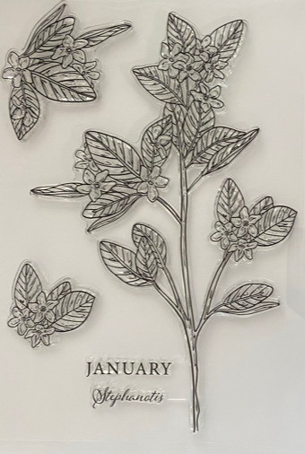Flower stamps - 1. January