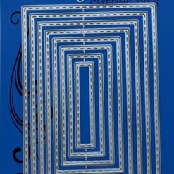 Nested Stitched Rectangles
