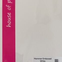 Hammer Embossed White - 5x7 Card