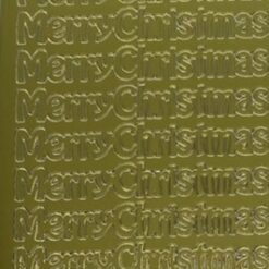 Merry Christmas 1 - Gold