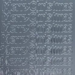 Merry Christmas 1 - Silver