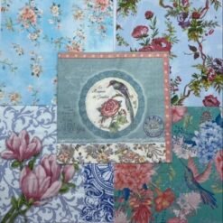 Serviettes - Pink & Blue floral