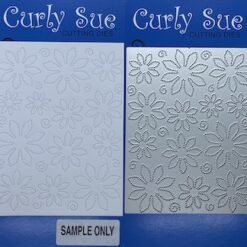 Stitched Background - Daisy floral