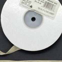 Ribbon - 12mm Hug Snug Seam Binding - Croquette Beige - 1 metre