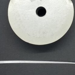 Ribbon - 3mm White Poly satin - 1 metre