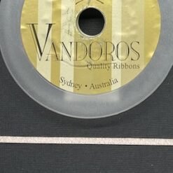 Vandoras Ribbon - 3mm Vanilla Quartz satin - 1 metre
