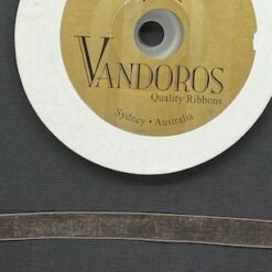 Vandoras Ribbon - 10mm Brown organza - 1 metre