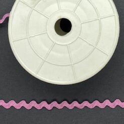 Ribbon - 4mm Pink Ric Rac - 1 metre
