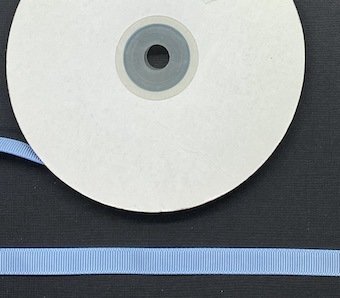 Ribbon - 10mm Blue Grosgrain - 1 metre