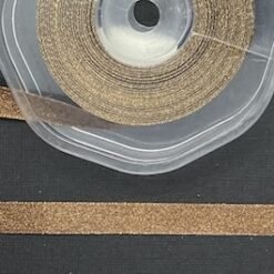 Ribbon - 10mm Chocolate Quartz satin - 1 metre