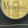 Vandoras Ribbon - 3mm Gold/Black - 1 metre