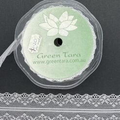 Ribbon - 38mm White Lace