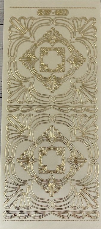 Various corners - Corine - Gold on white
