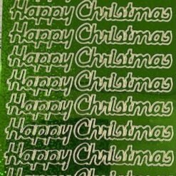 Happy Christmas 3 - Holographic Green