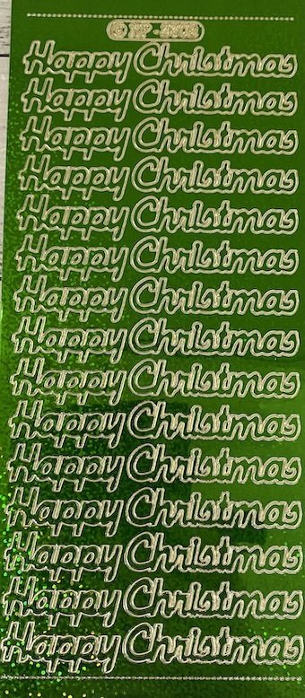 Happy Christmas 3 - Holographic Green