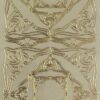 Various corners - Caroline - Gold on white