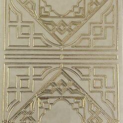 Various corners - Patricia - Gold on white