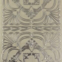 Various corners - Corine - Silver on white