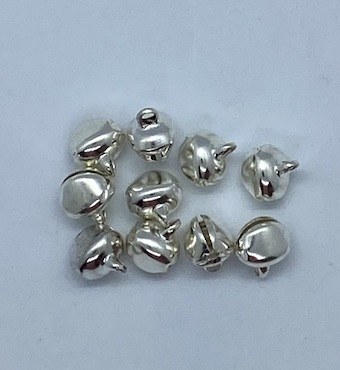 Bells - 10mm - Silver - Pack of 10