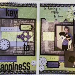 Lynda's Creations - Scrapbook Kit - Key to Happiness