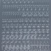 Alphabet 5 - lower case - Silver