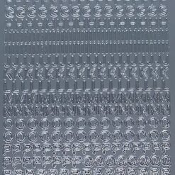 Alphabet 7 - Upper case - Silver