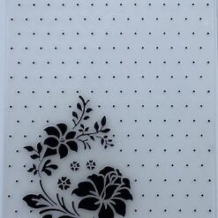 Dotted Floral Flourish Embossing Folder