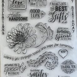 Mixed sentiments stamp set