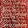 Happy Birthday 6 - Holographic Red