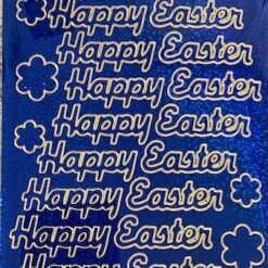 Happy Easter 1 - Holographic Blue