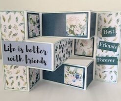 Create-a-card - Shutter fold card die set