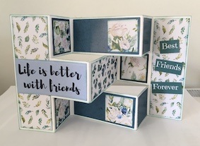 Create-a-card - Shutter fold card die set