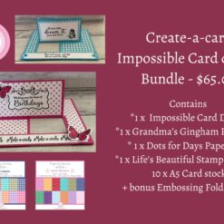 Bundle - Create-a-card - Impossible card die set
