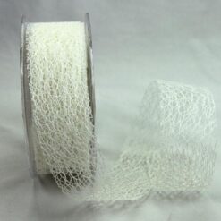 Mesh Ribbon - Ivory 1 metre